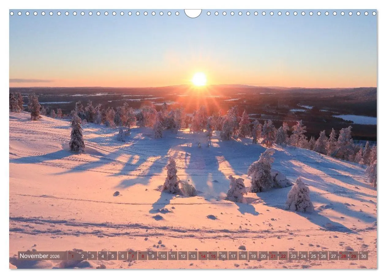 Bild: 9783516235319 | Finnisch Lappland (Wandkalender 2026 DIN A3 quer), CALVENDO...