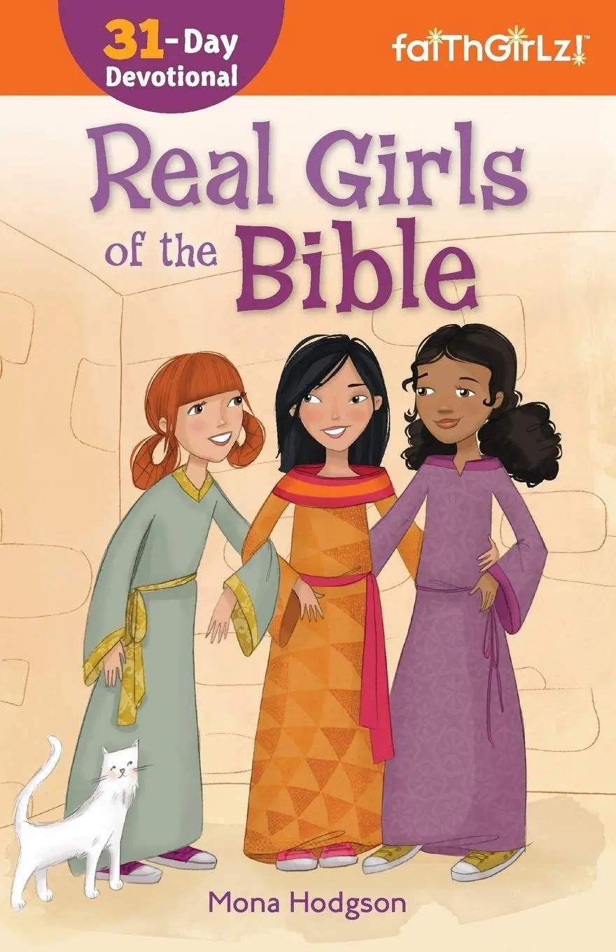 Cover: 9780310745419 | The Real Girls of the Bible | A 31-Day Devotional (Enlarged) | Hodgson