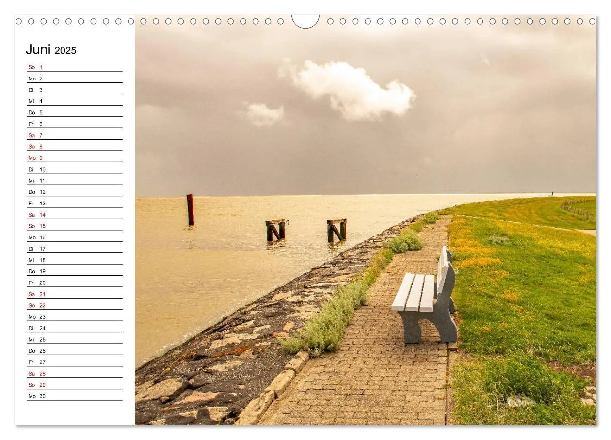 Bild: 9783435115419 | Hallig Hooge - Romantik Pur (Wandkalender 2025 DIN A3 quer),...