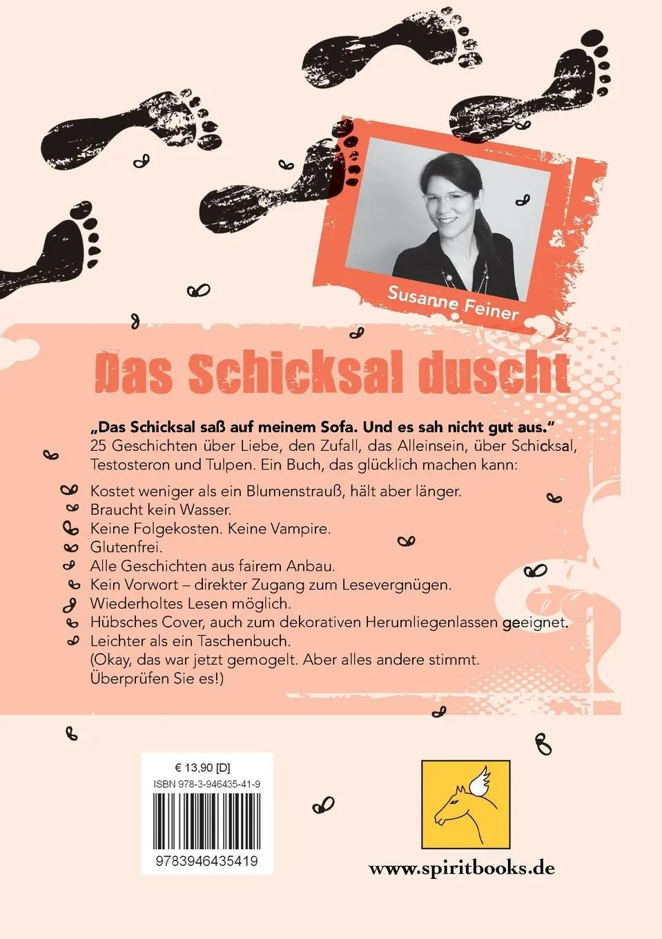 Rückseite: 9783946435419 | Das Schicksal duscht | Susanne Feiner | Taschenbuch | Paperback | 2016