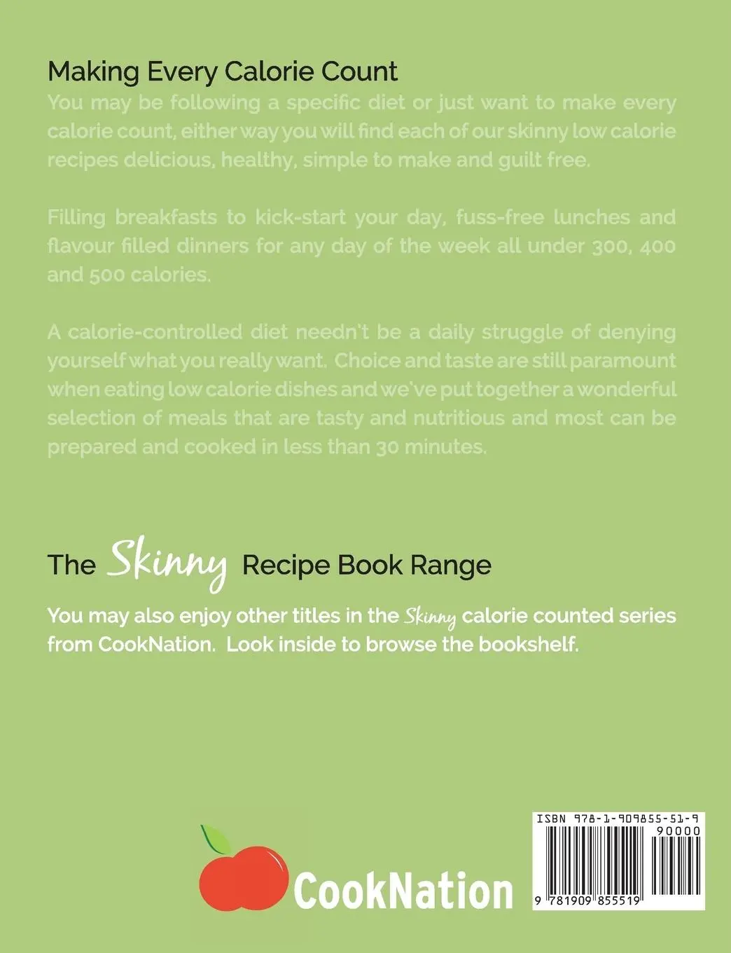 Rückseite: 9781909855519 | The Skinny Low Calorie Meal Recipe Book Great Tasting, Simple &amp;...