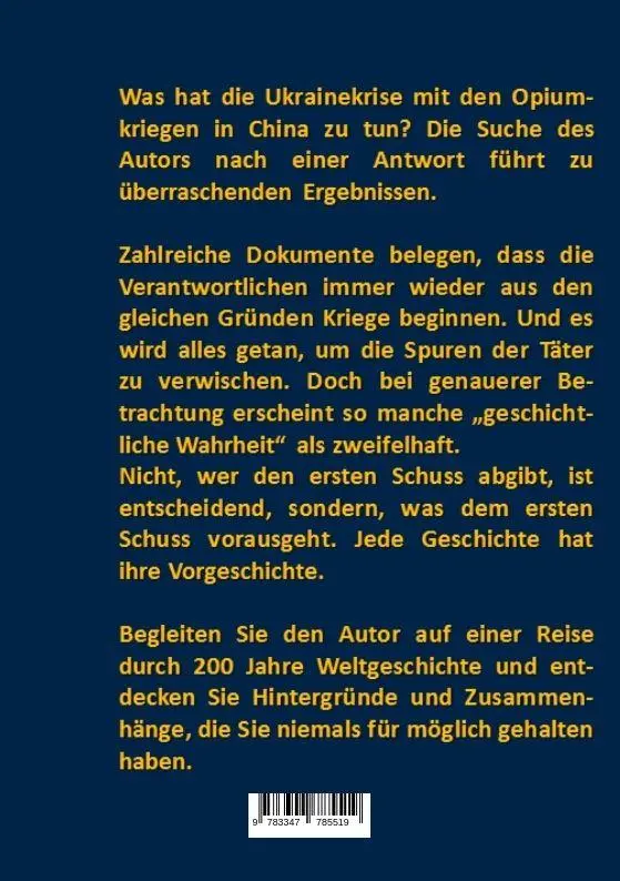 Rückseite: 9783347785519 | 200 Jahre Weltkrieg der Angelsachsen gegen Eurasien 1820 - 2022 | Buch