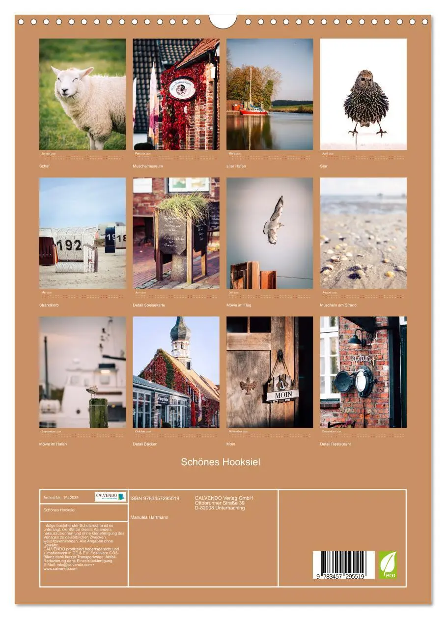 Bild: 9783457295519 | Schönes Hooksiel (Wandkalender 2026 DIN A3 hoch), CALVENDO...