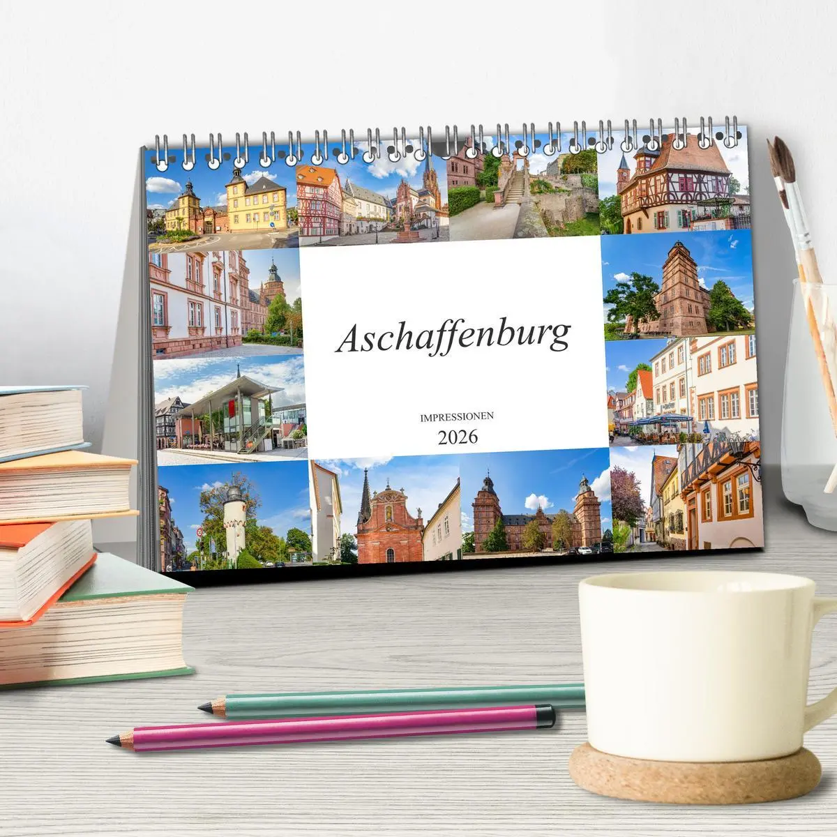 Bild: 9783457675519 | Aschaffenburg Impressionen (Tischkalender 2026 DIN A5 quer),...