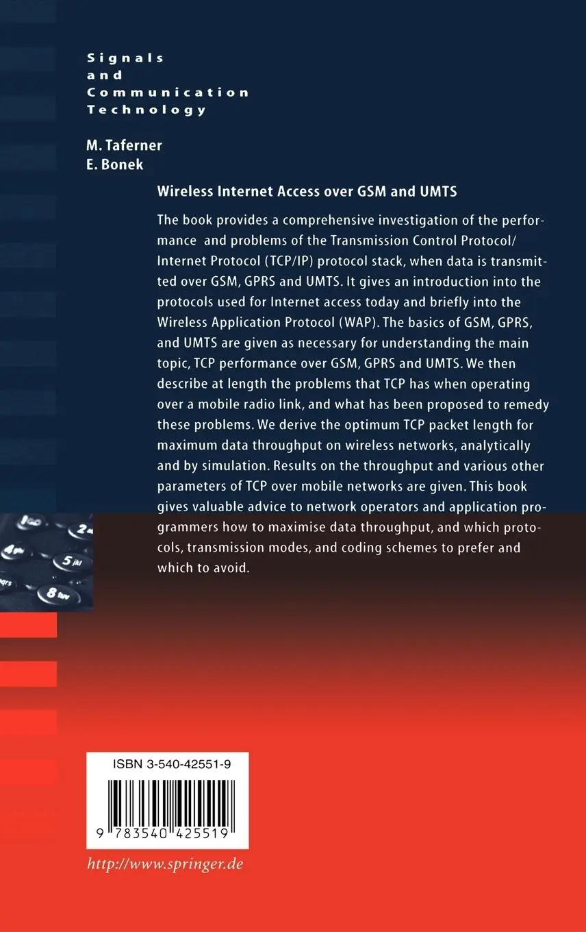 Rückseite: 9783540425519 | Wireless Internet Access over GSM and UMTS | Ernst Bonek (u. a.) | x