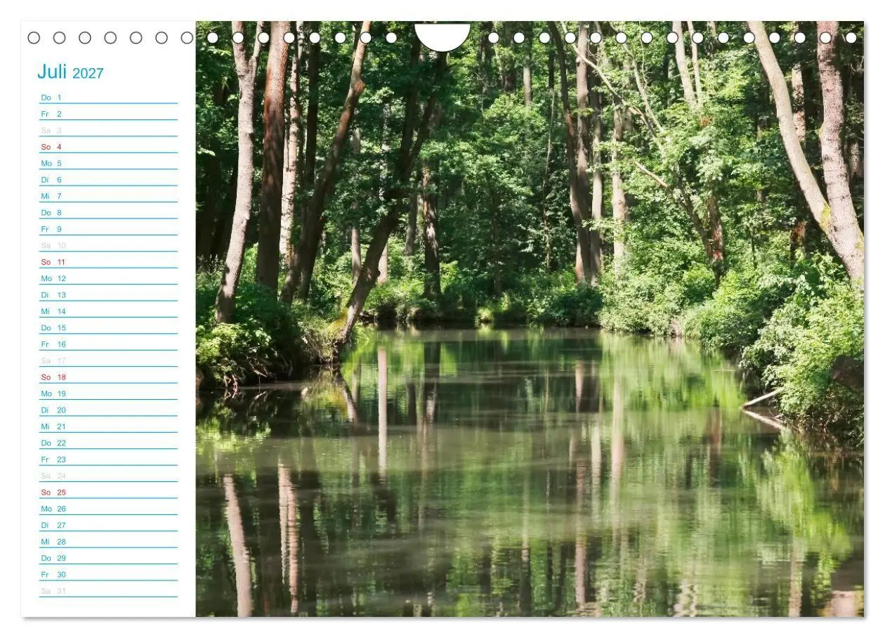 Bild: 9783569925519 | Wunderschöner Spreewald (Wandkalender 2027 DIN A4 quer), CALVENDO...