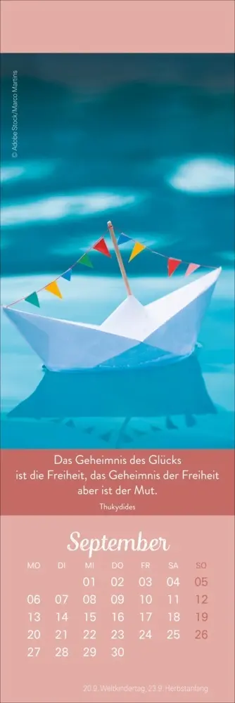 Bild: 9783756415519 | Tage voller Glück Lesezeichen &amp; Kalender 2027 | Kalender | Geblockt