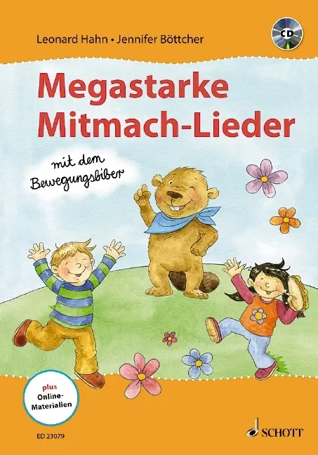 Cover: 9783795715519 | Megastarke Mitmachlieder - mit dem Bewegungsbiber, m. Audio-CD | Buch