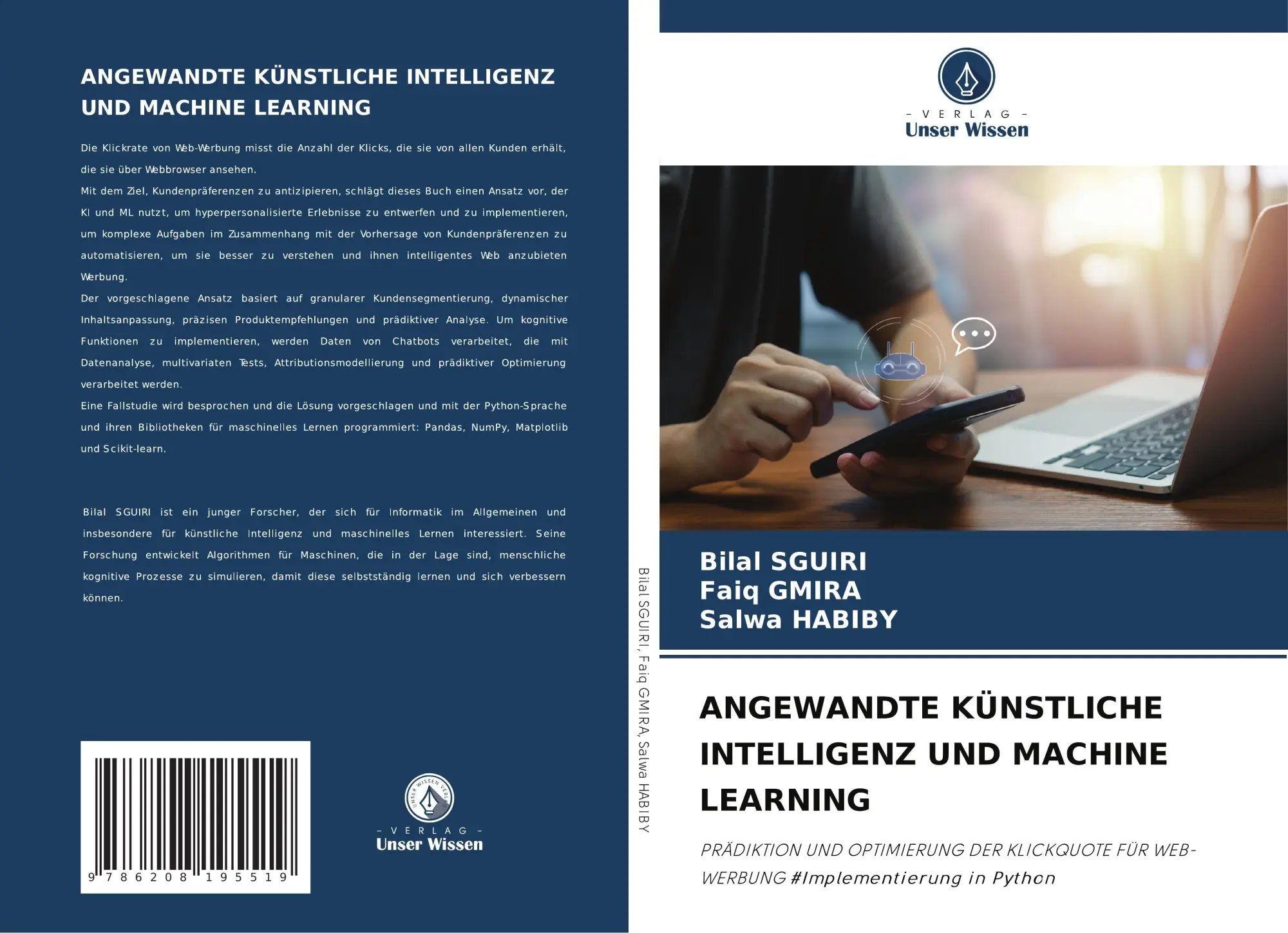 Cover: 9786208195519 | ANGEWANDTE KÜNSTLICHE INTELLIGENZ UND MACHINE LEARNING | Taschenbuch