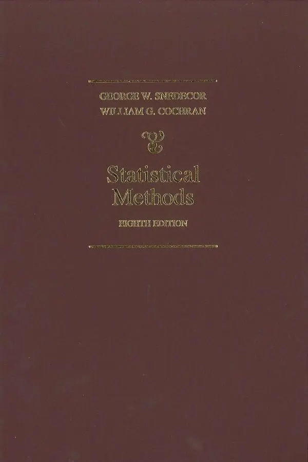 Cover: 9780813815619 | Statistical Methods, Eighth Edition | G Snedecor | Buch | Englisch