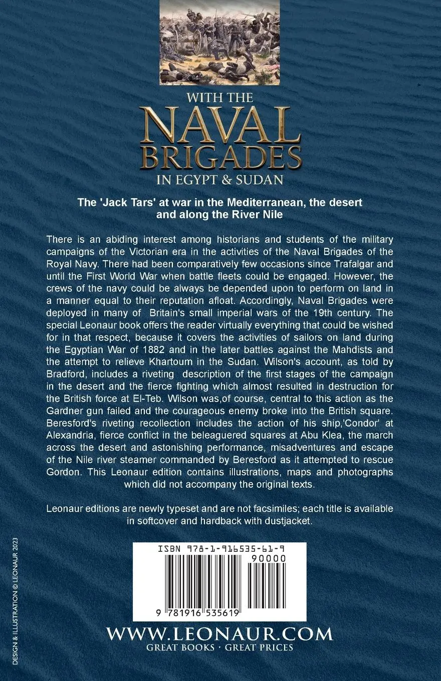 Rückseite: 9781916535619 | With the Naval Brigades in Egypt &amp; Sudan | Edward E Bradford (u. a.)