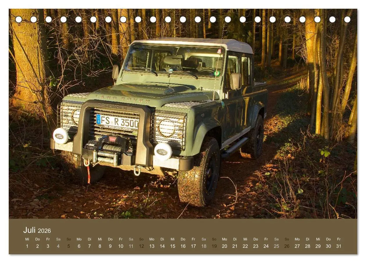 Bild: 9783457975619 | Defender für's Grobe (Tischkalender 2026 DIN A5 quer), CALVENDO...
