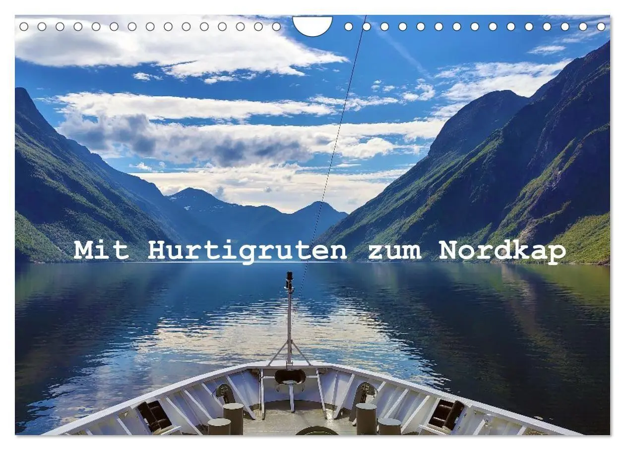 Cover: 9783516685619 | Mit Hurtigruten zum Nordkap (Wandkalender 2026 DIN A4 quer),...