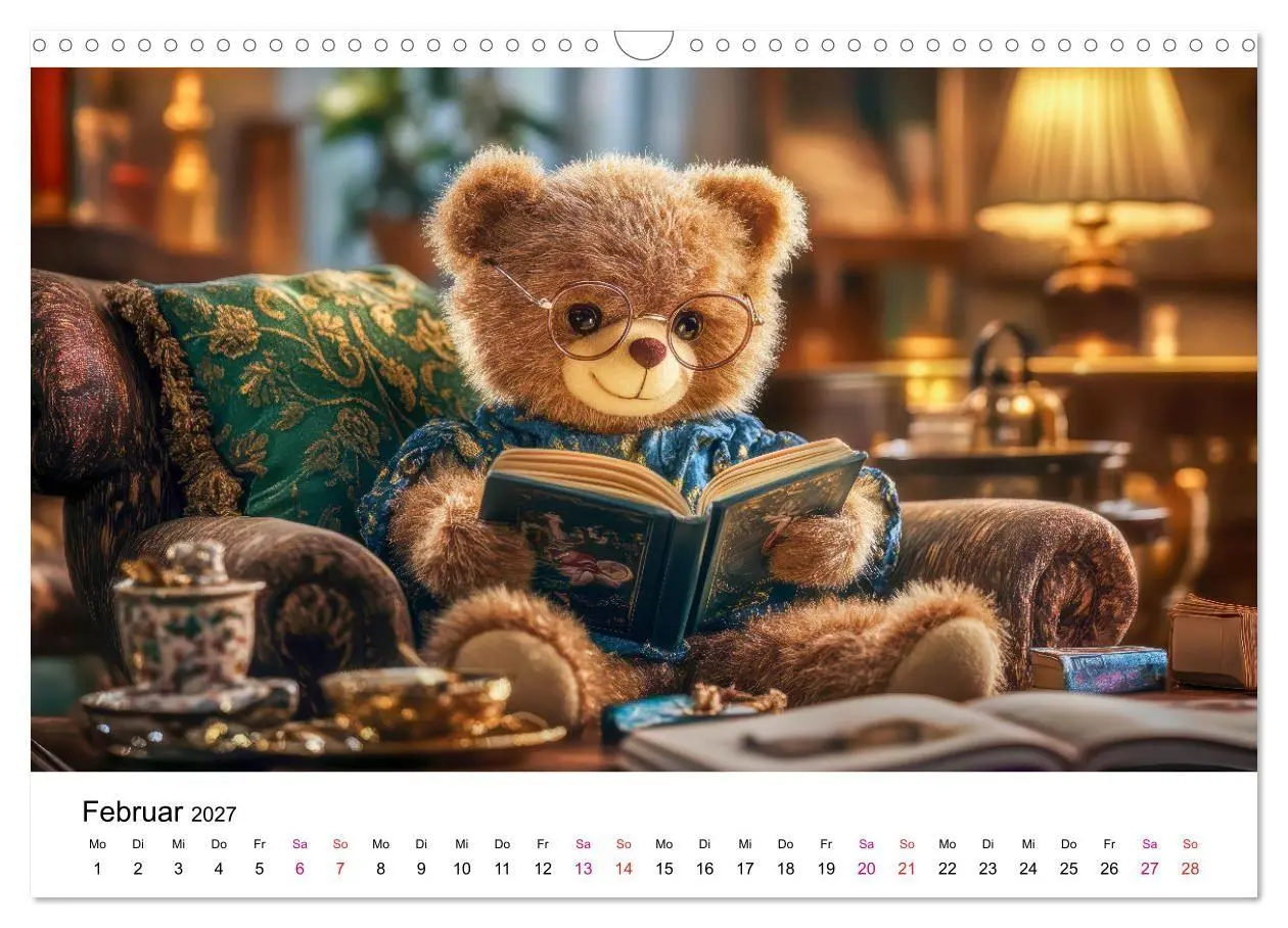 Bild: 9783516825619 | Teddys Welt - Bärenstark durchs Jahr (Wandkalender 2027 DIN A3...