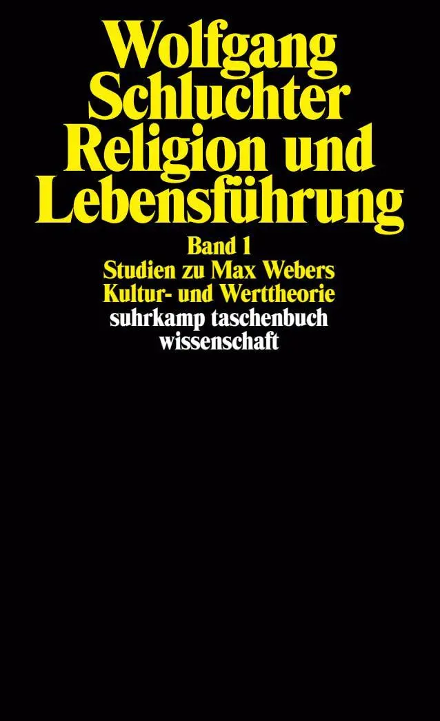 Cover: 9783518285619 | Religion und Lebensführung | Wolfgang Schluchter | Taschenbuch | 1991