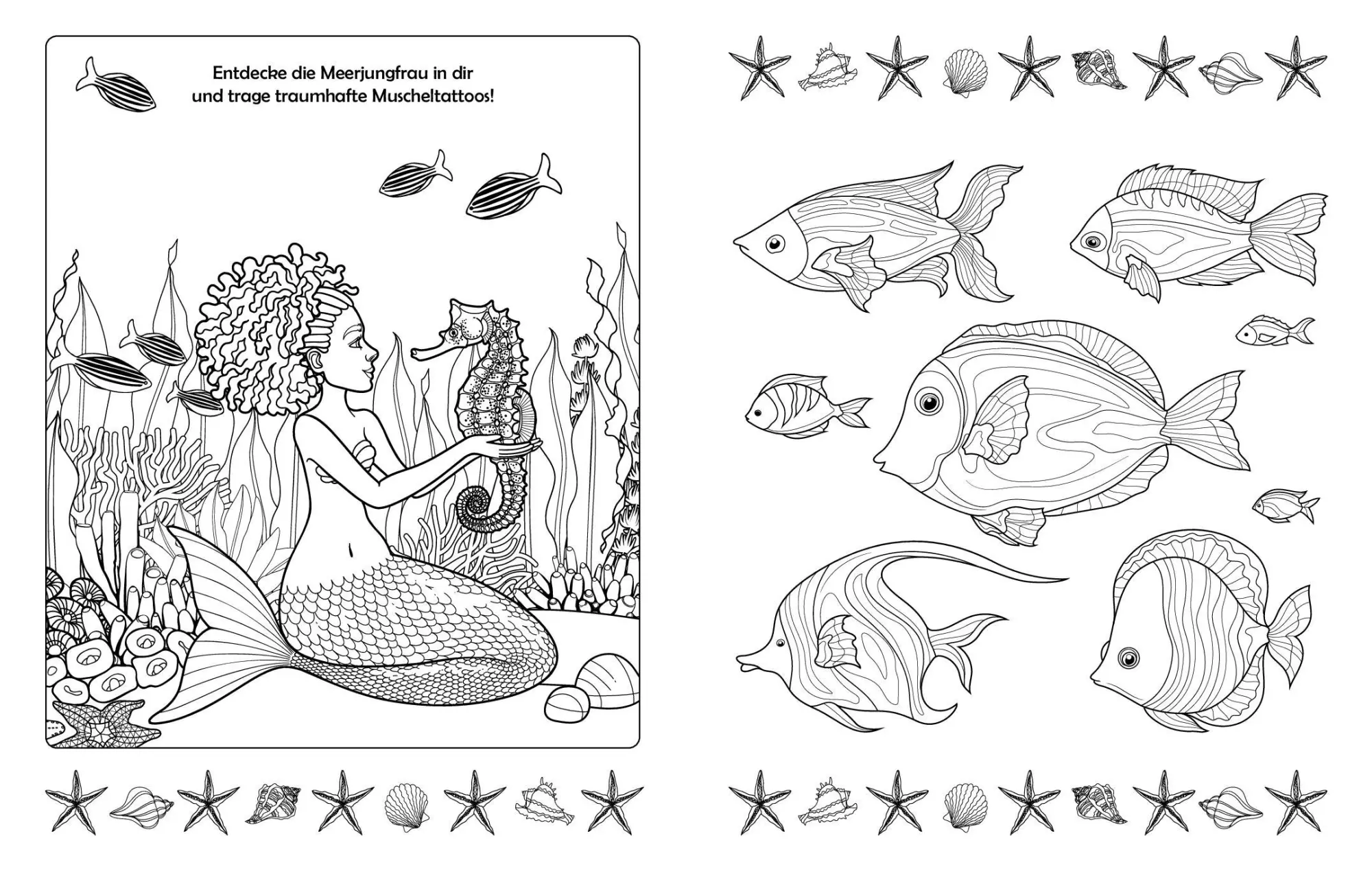 Bild: 9783849945619 | Malbuch Girlpower mit 50 Tattoos | Schwager &amp; Steinlein Verlag | Buch
