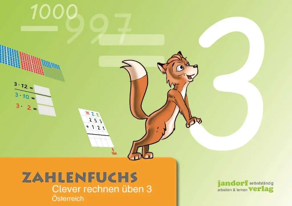 Cover: 9783939965619 | Zahlenfuchs 3 (Ausgabe Österreich) | Clever rechnen üben (BNR 165.635)