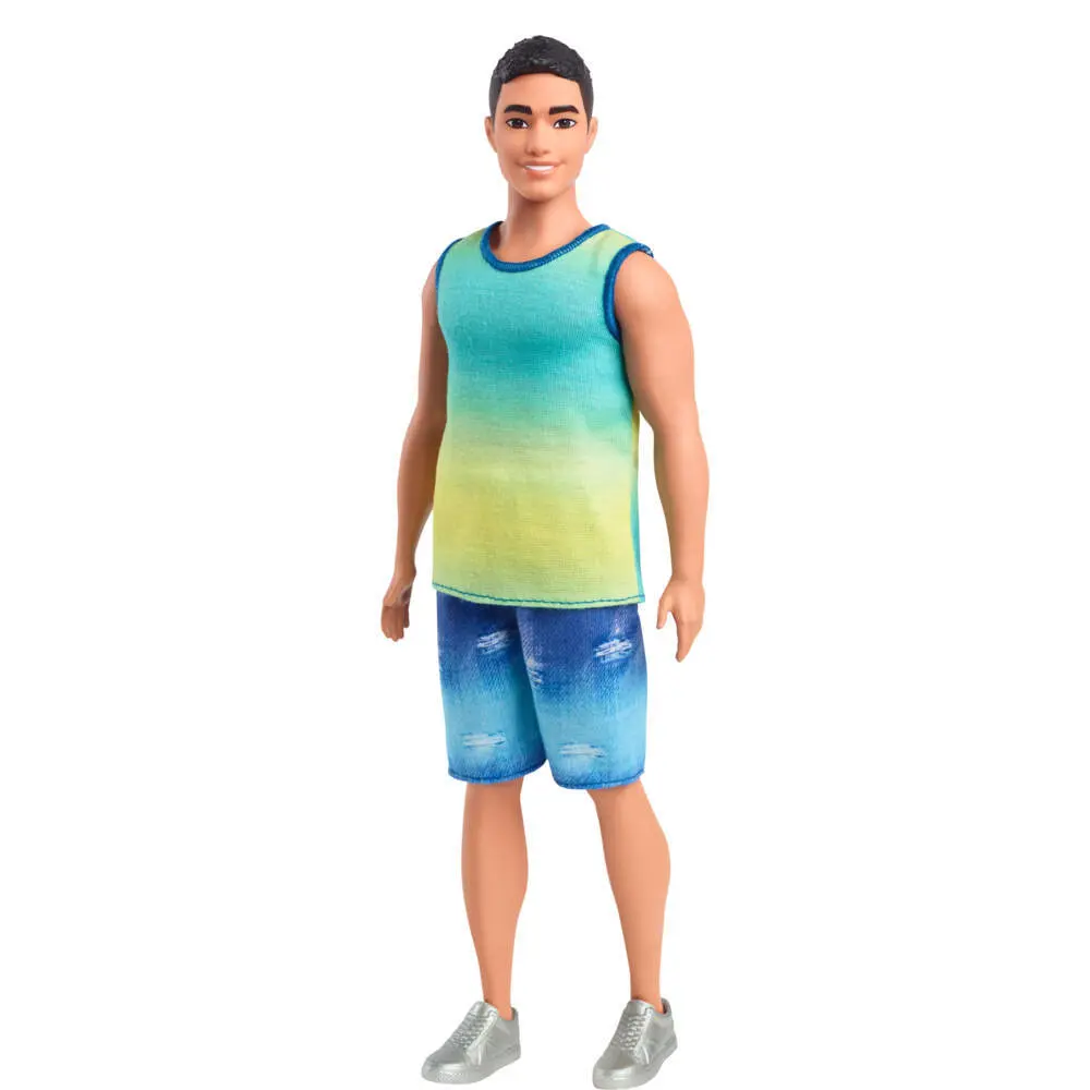 Bild: 194735255719 | Barbie Fashionista Ken Puppe im Ombré Tanktop | Fensterkarton | HYV00