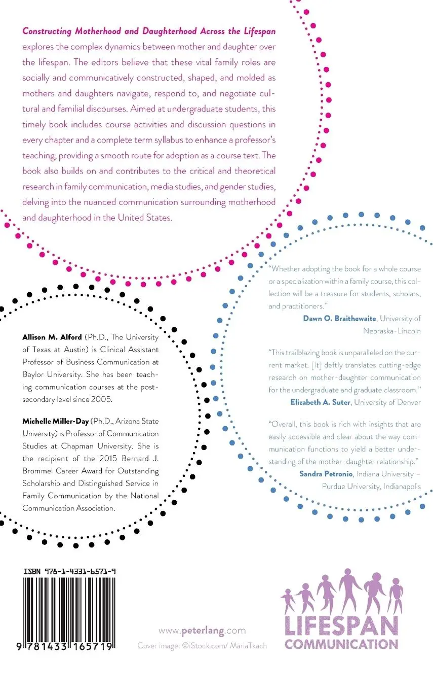 Rückseite: 9781433165719 | Constructing Motherhood and Daughterhood Across the Lifespan | Buch
