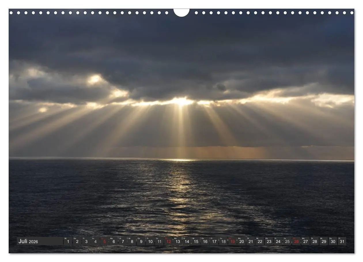 Bild: 9783516125719 | Sonne, Meer und Wolken (Wandkalender 2026 DIN A3 quer), CALVENDO...