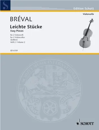 Cover: 9790001065719 | Leichte Stucke 2 | Jean-Baptiste Breval | Buch | Schott Music