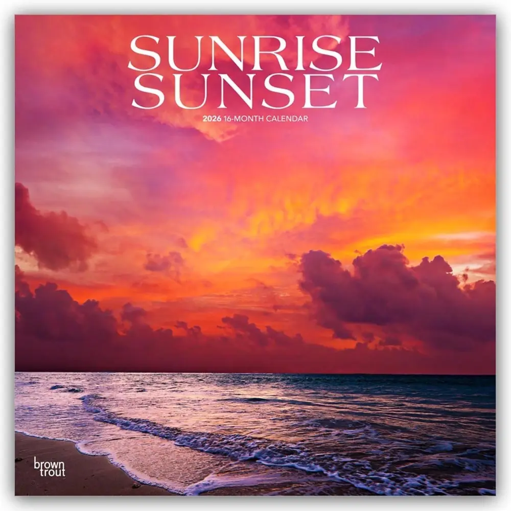 Cover: 9798330705719 | Sunrise Sunset 2026 12 X 24 Inch (Hanging) Monthly Square Wall...