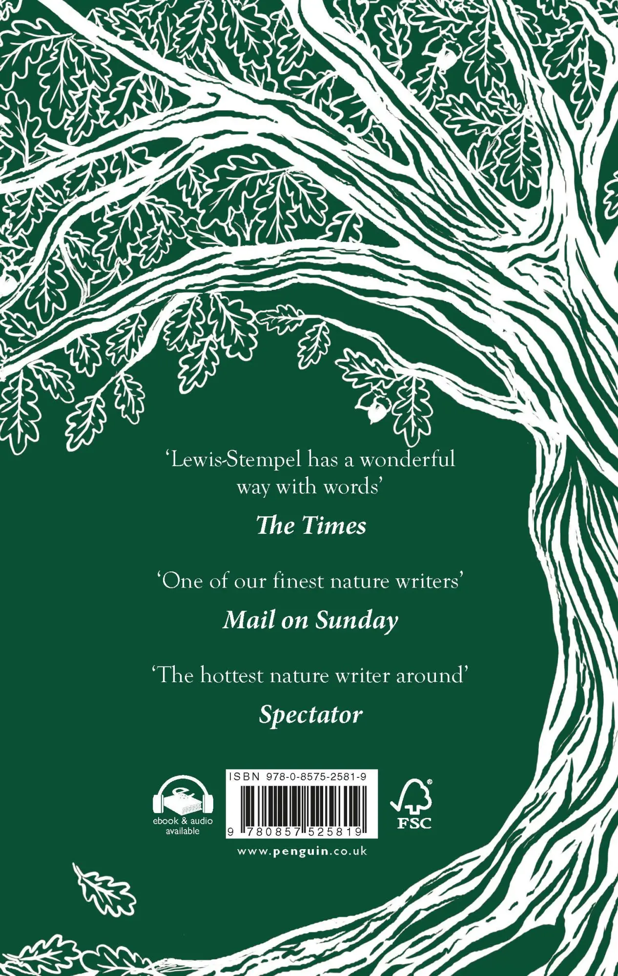 Rückseite: 9780857525819 | The Glorious Life of the Oak | John Lewis-Stempel | Buch | Gebunden