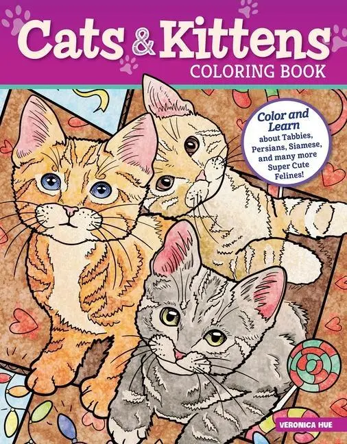 Cover: 9781497205819 | Cats &amp; Kittens Coloring Book | Veronica Hue | Taschenbuch | Englisch