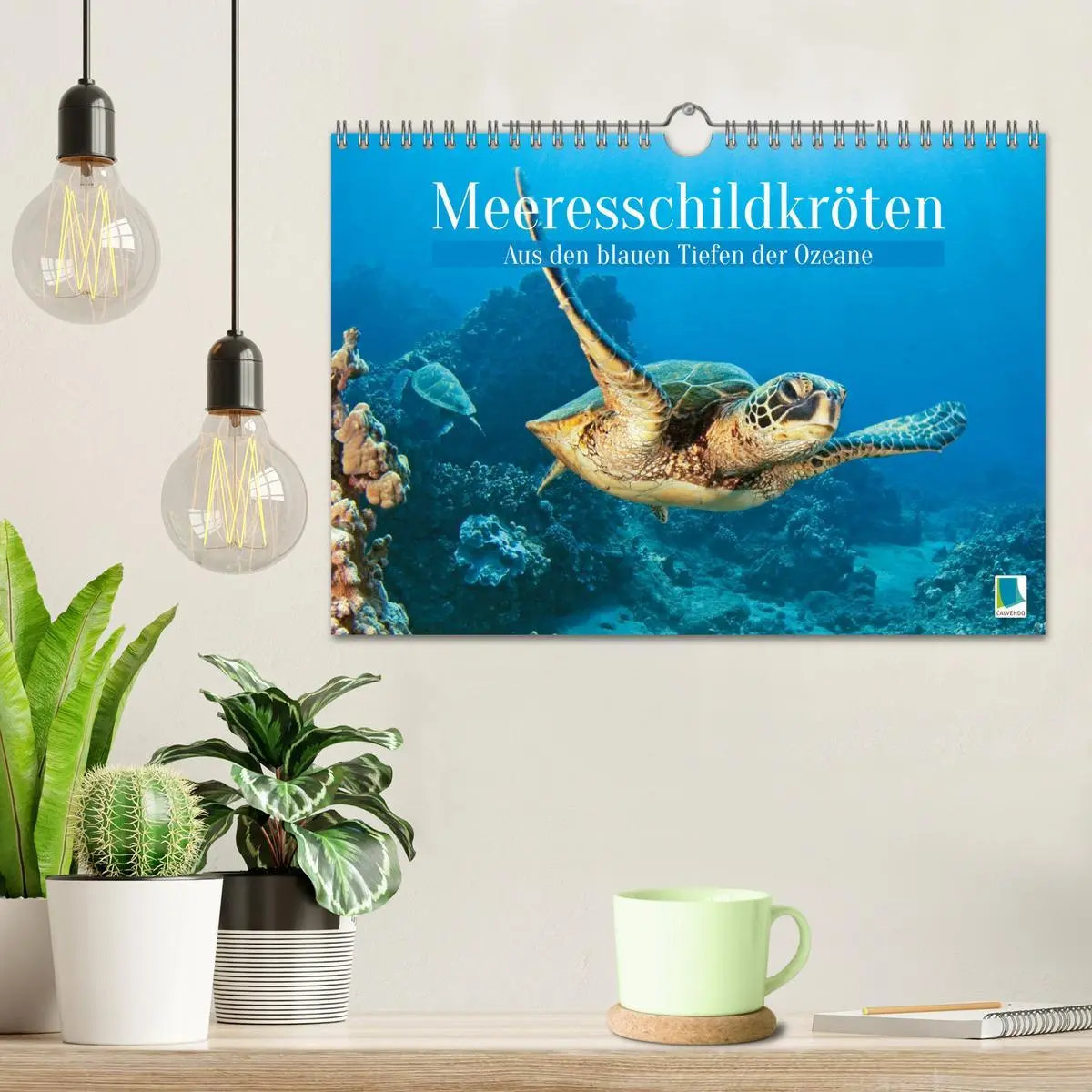 Bild: 9783457265819 | Meeresschildkröten: Aus den blauen Tiefen der Ozeane (Wandkalender...