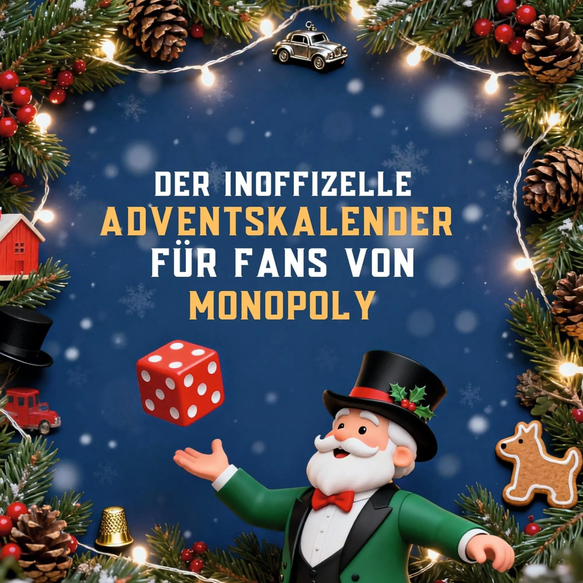Cover: 9783695315819 | Der inoffizielle Adventskalender für Fans von Monopoly | Henry Krüger