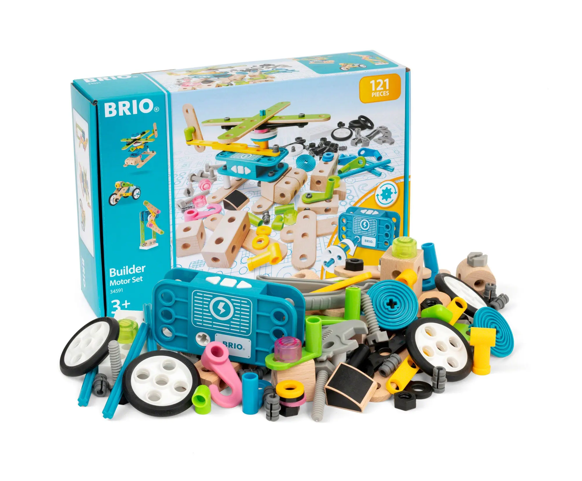 Bild: 7312350345919 | BRIO Builder 34591 Motor-Konstruktionsset 120 tlg. - Umfangreiches...
