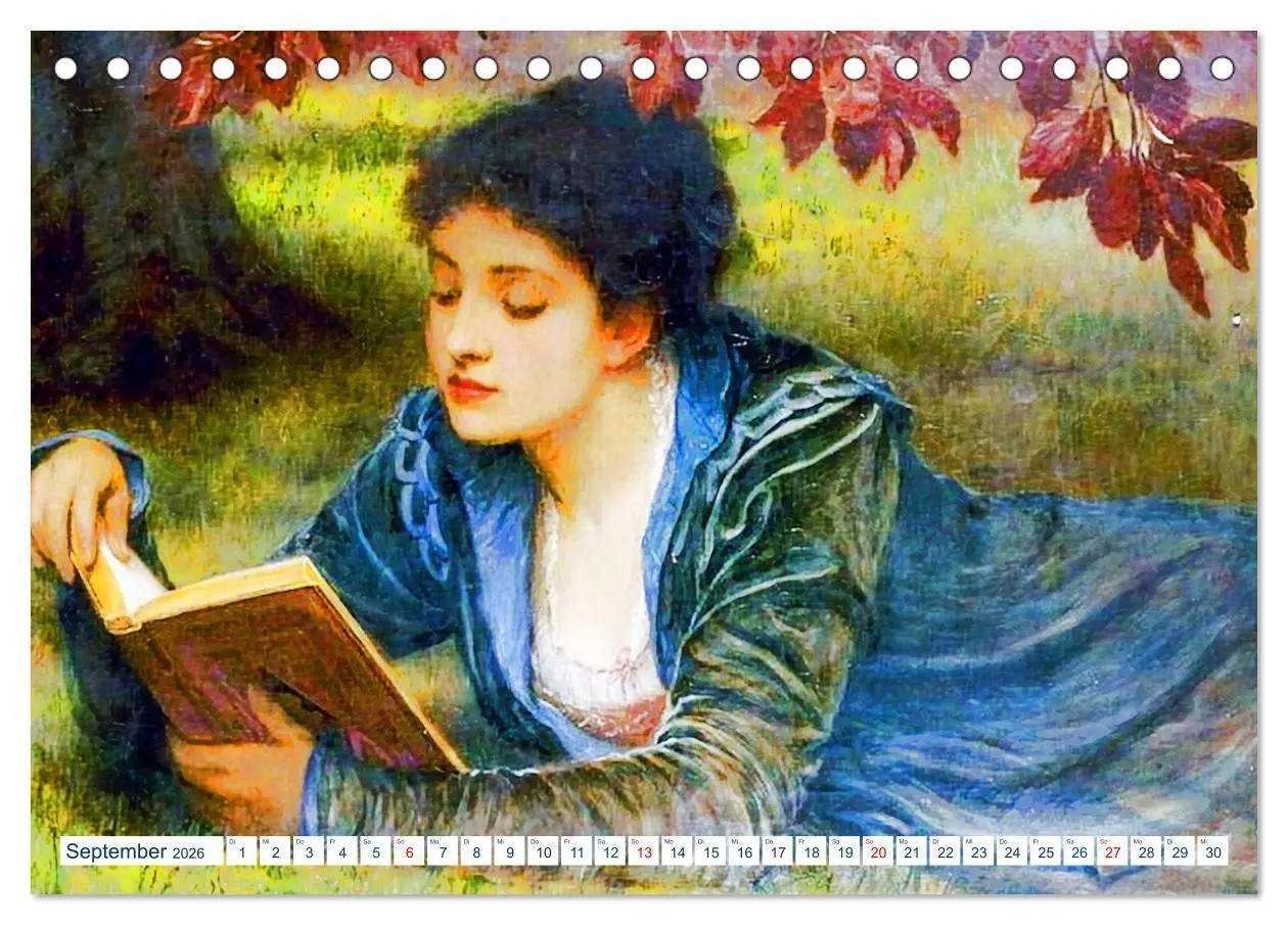 Bild: 9783457495919 | Leserinnen (Tischkalender 2026 DIN A5 quer), CALVENDO Monatskalender