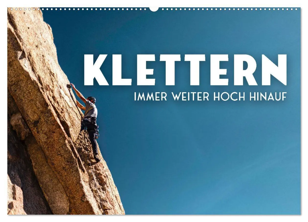 Cover: 9783457565919 | Klettern - Immer weiter hoch hinauf (Wandkalender 2026 DIN A2...