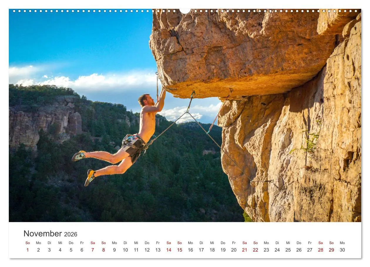 Bild: 9783457565919 | Klettern - Immer weiter hoch hinauf (Wandkalender 2026 DIN A2...