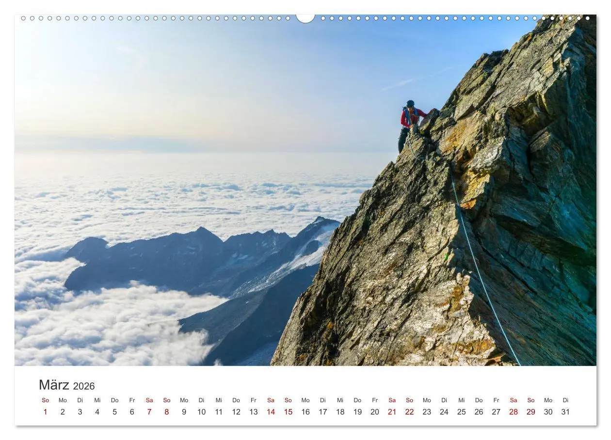 Bild: 9783457565919 | Klettern - Immer weiter hoch hinauf (Wandkalender 2026 DIN A2...