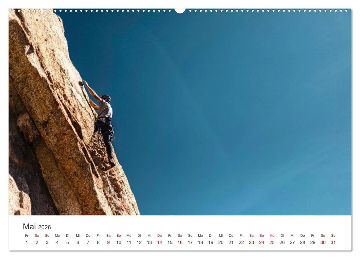 Bild: 9783457565919 | Klettern - Immer weiter hoch hinauf (Wandkalender 2026 DIN A2...