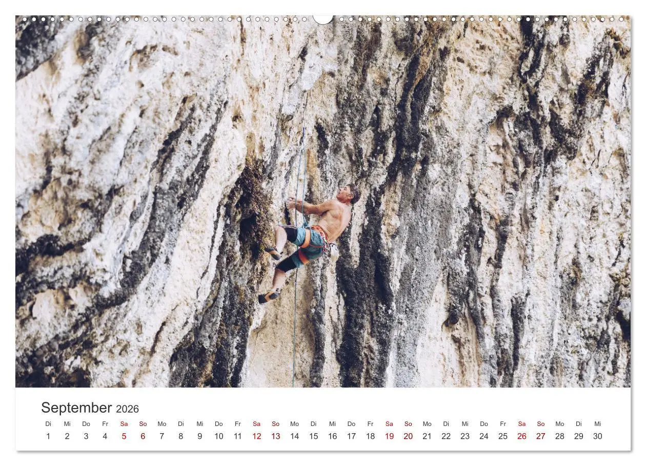 Bild: 9783457565919 | Klettern - Immer weiter hoch hinauf (Wandkalender 2026 DIN A2...