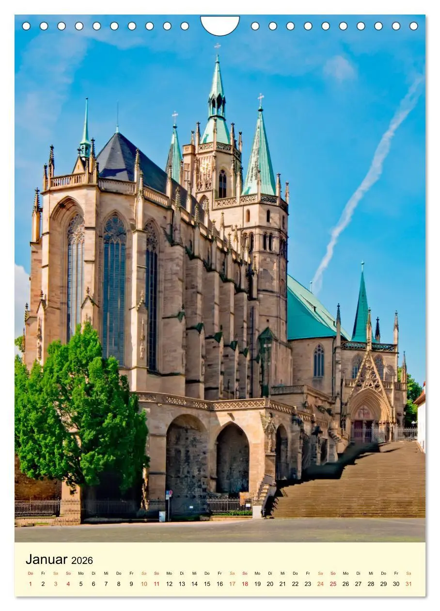 Bild: 9783516345919 | Geliebtes Erfurt (Wandkalender 2026 DIN A4 hoch), CALVENDO...