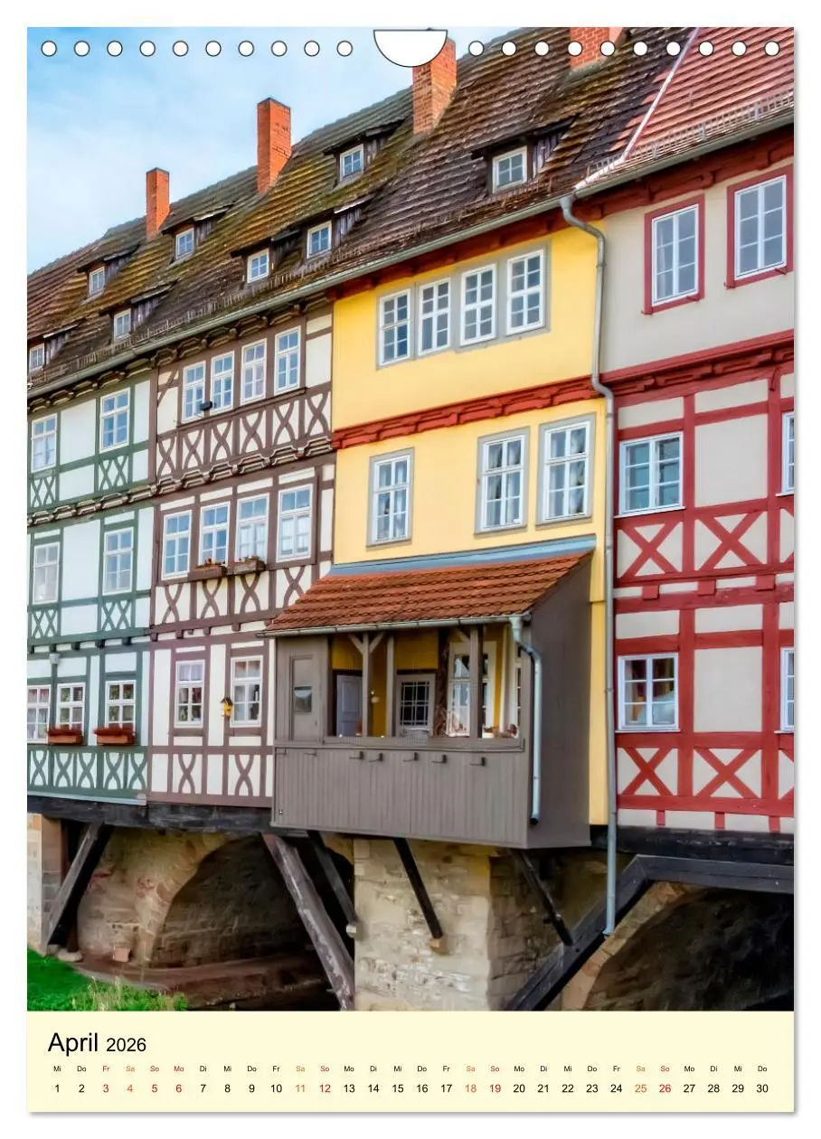 Bild: 9783516345919 | Geliebtes Erfurt (Wandkalender 2026 DIN A4 hoch), CALVENDO...