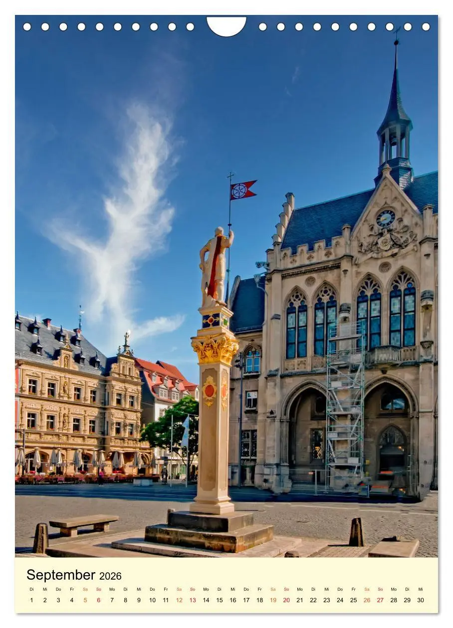 Bild: 9783516345919 | Geliebtes Erfurt (Wandkalender 2026 DIN A4 hoch), CALVENDO...
