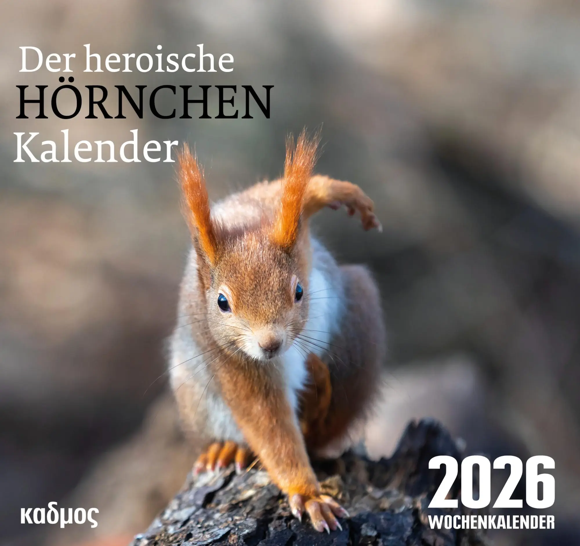 Cover: 9783865995919 | Der heroische Hörnchenkalender (2026) | Wolfram Burckhardt | Kalender