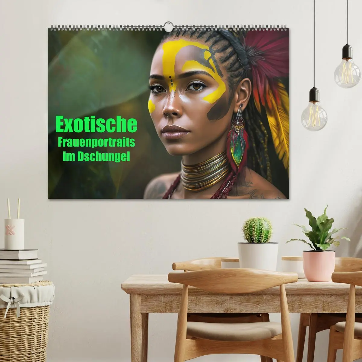 Bild: 9783457526019 | Exotische Frauenportraits im Dschungel (Wandkalender 2026 DIN A2...