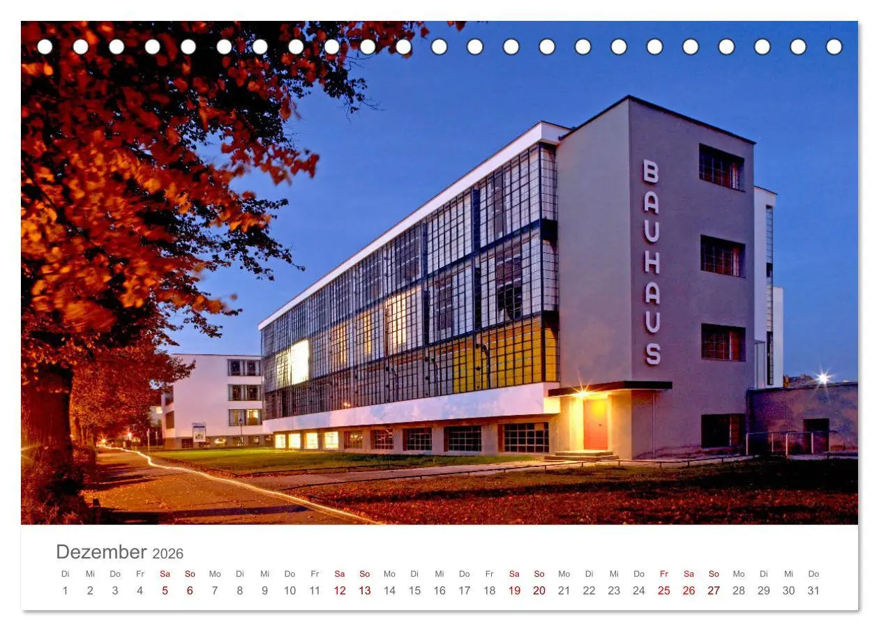 Bild: 9783457766019 | Dessau Design und ein schöner Park (Tischkalender 2026 DIN A5...