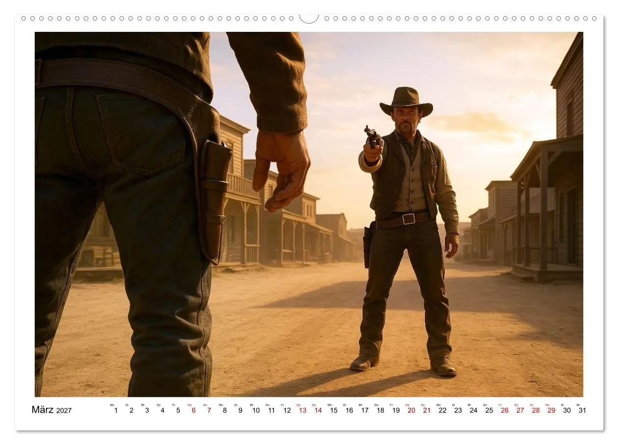 Bild: 9783516926019 | Cowboy Alltag und Western Staub (hochwertiger Premium Wandkalender...