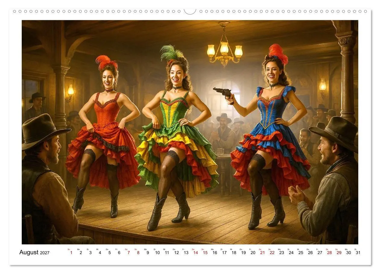Bild: 9783516926019 | Cowboy Alltag und Western Staub (hochwertiger Premium Wandkalender...