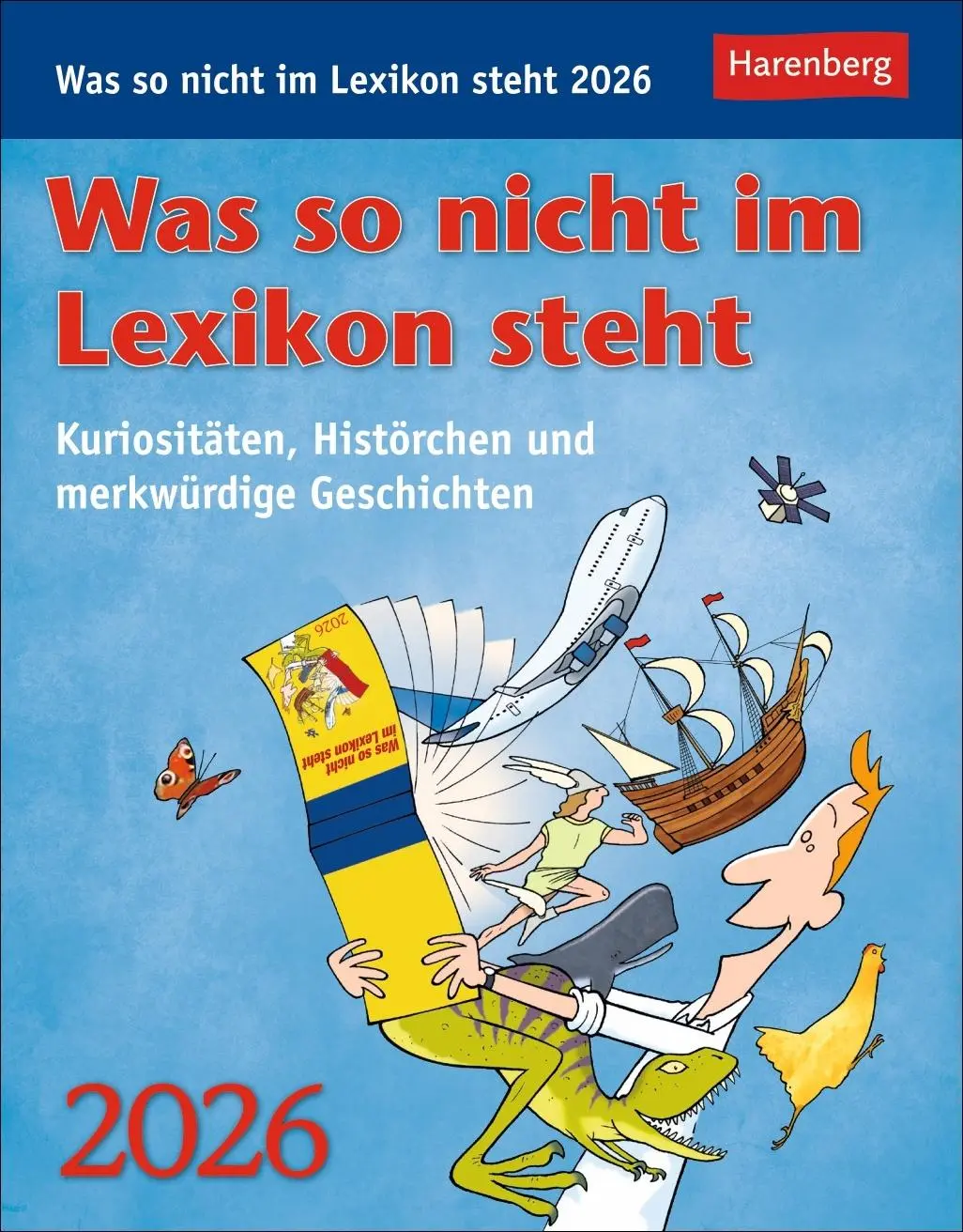 Cover: 9783840036019 | Was so nicht im Lexikon steht Tagesabreißkalender 2026 -...