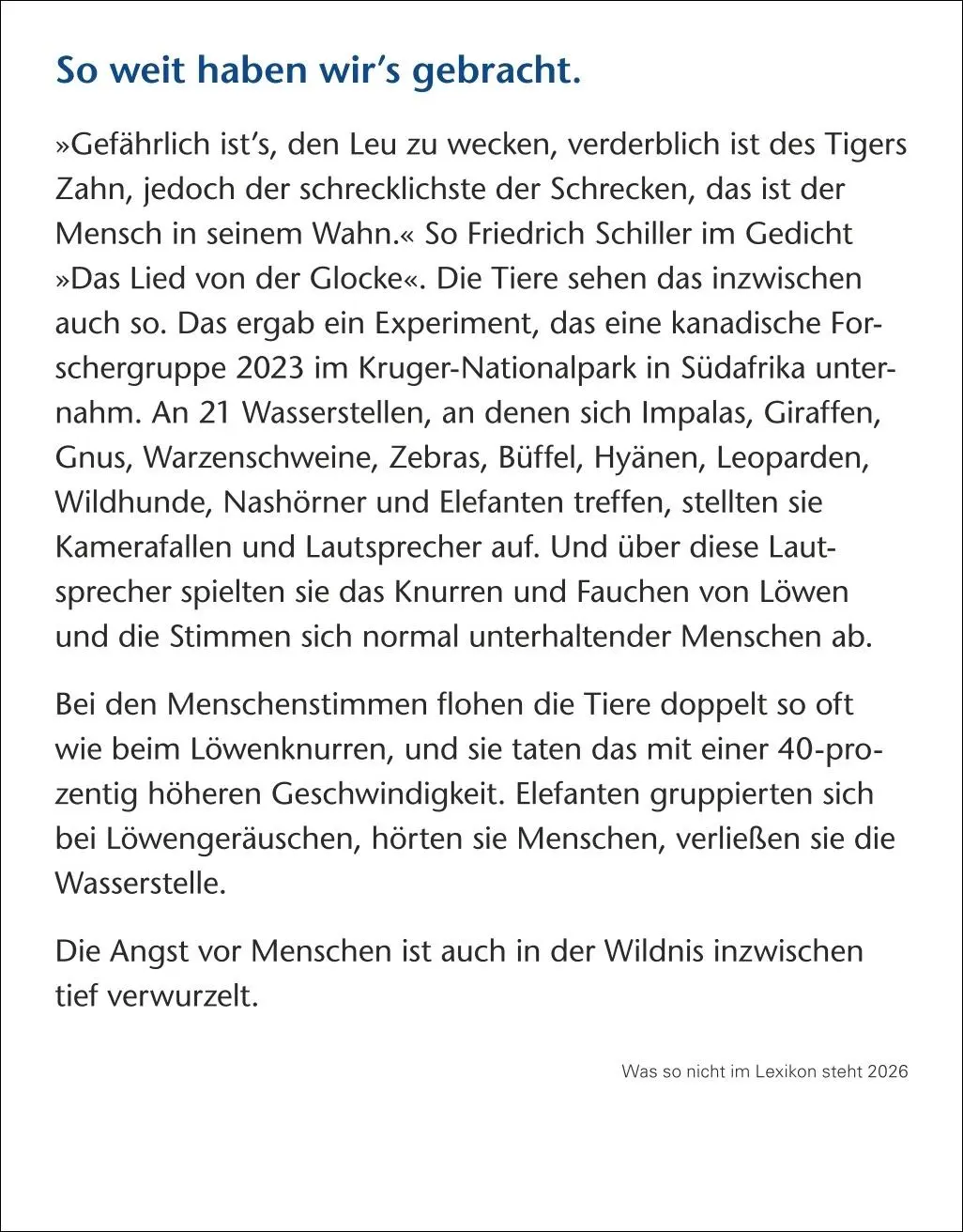 Bild: 9783840036019 | Was so nicht im Lexikon steht Tagesabreißkalender 2026 -...