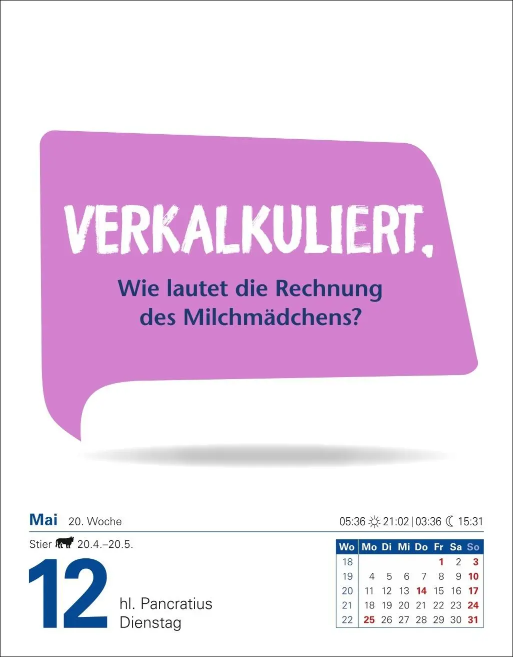 Bild: 9783840036019 | Was so nicht im Lexikon steht Tagesabreißkalender 2026 -...