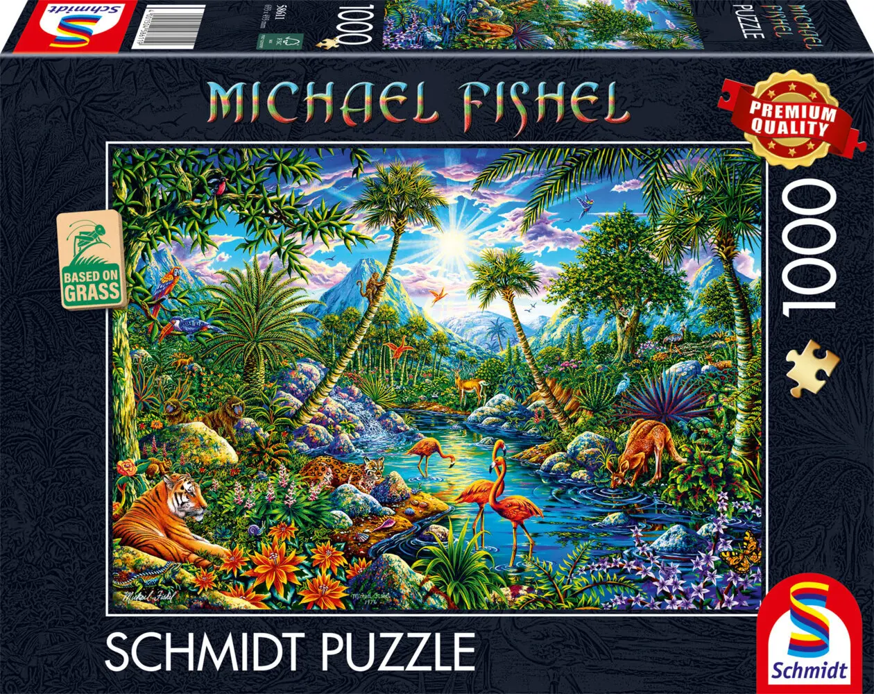 Cover: 4001504586119 | Inselparadies | Puzzles Michael Fishel 1.000 Teile | Spiel | Schachtel