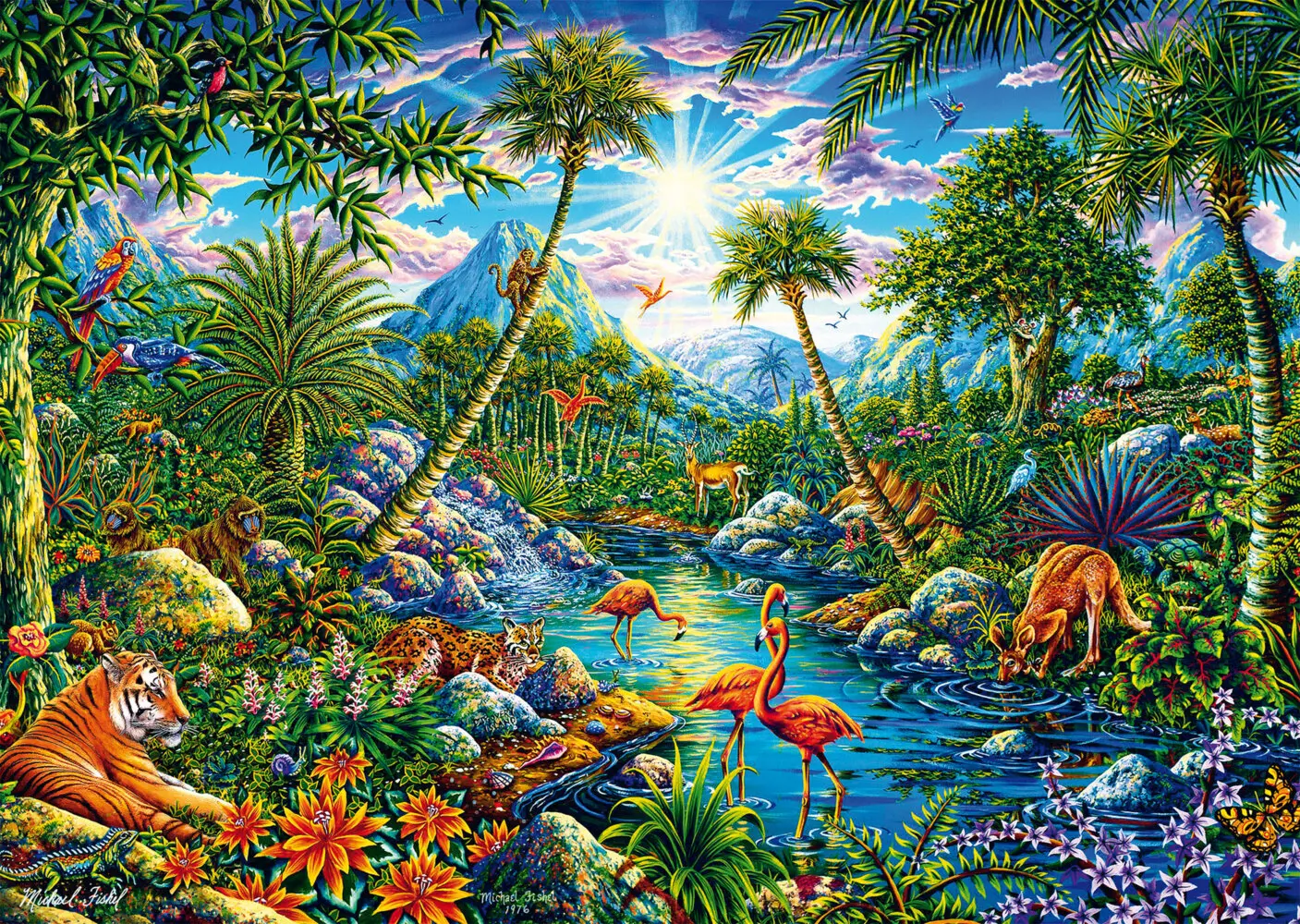 Bild: 4001504586119 | Inselparadies | Puzzles Michael Fishel 1.000 Teile | Spiel | Schachtel